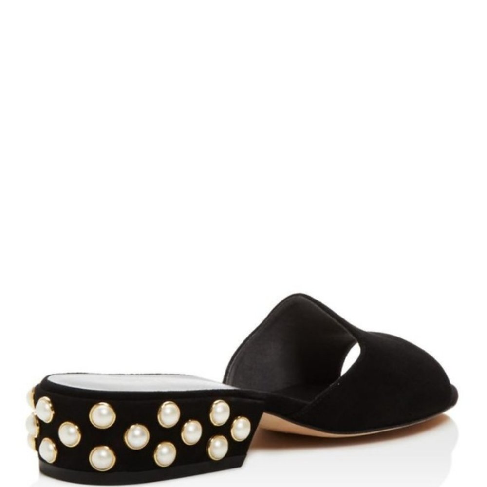 Stuart Weitzman Sliderpearl Slide Sandals Sz 7.5